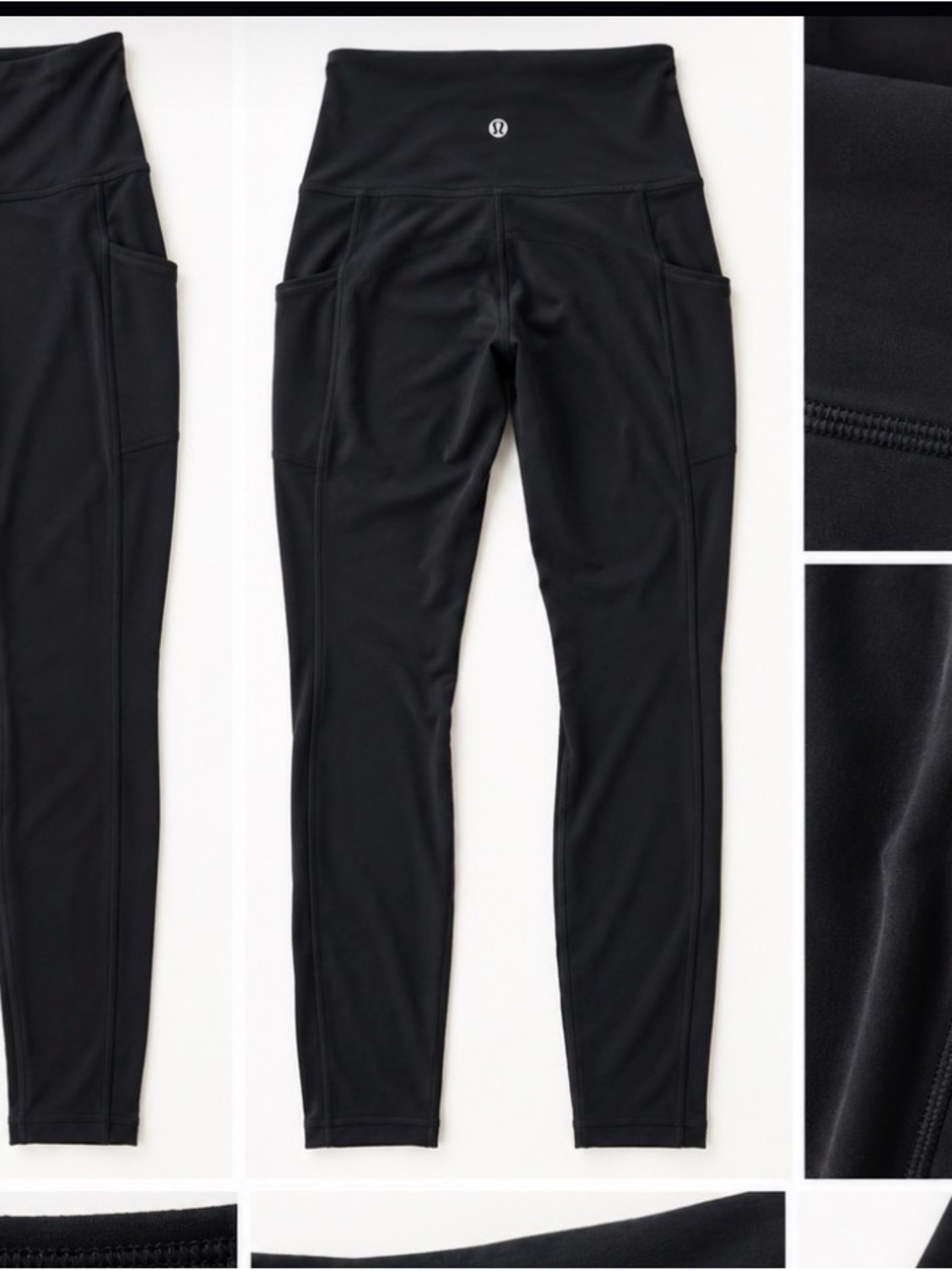 lululemon athletica Black High-Rise Pocket Leggings